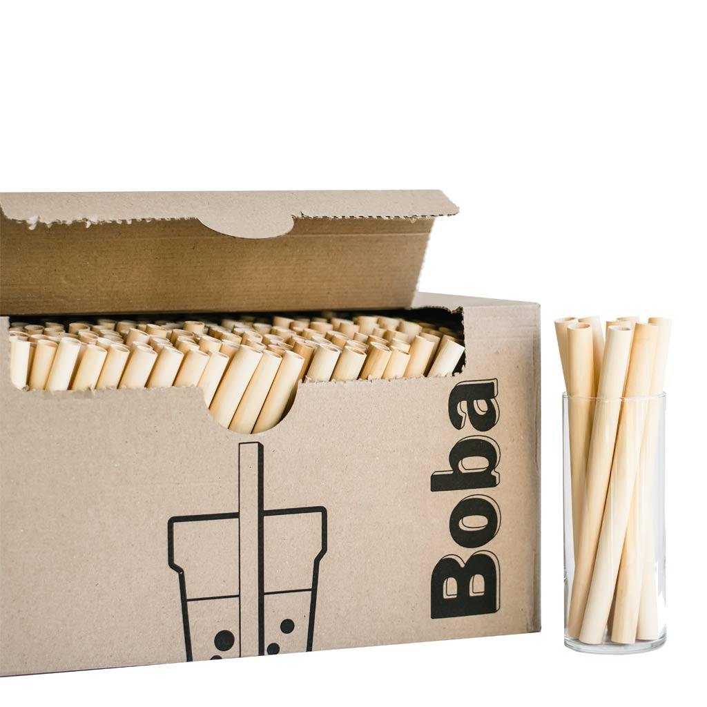 Caja de 500 pajitas duraderas tamaño boba